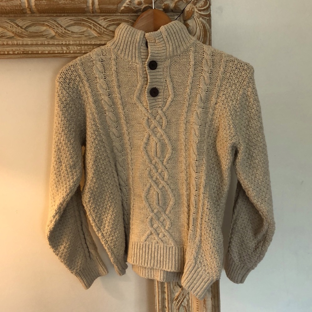 GapKids boys button collar sweater
